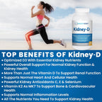 Kidney Restore & Kidney-D 2-Pack – Cápsulas para Apoyo Renal con Vitamina D y Probióticos