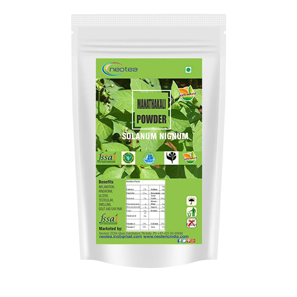 neotea Polvo de Hojas de Manathakkali (Solanum Nigrum) - 300g