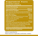 Premier Research Labs Nucleo Immune - Suplemento de Beta Glucano, Fitonutrientes, Tuna, Fibra - 90 Cápsulas