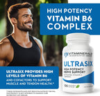 Vitaminerals 56 Ultrasix® Nervio | Energía | Apoyo Inmunológico | Vitaminas B | Cúrcuma | 100 Cápsulas Vegetales