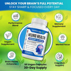 Suplemento Nootrópico para Memoria y Enfoque con Bacopa Monnieri y Vitaminas