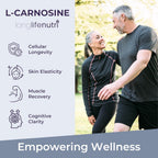 LongLifeNutri L-Carnosina 1000mg - Beta-Alanil-L-Histidina para Energía Celular y Claridad Mental, 120 Cápsulas Vegetarianas (2 Meses)
