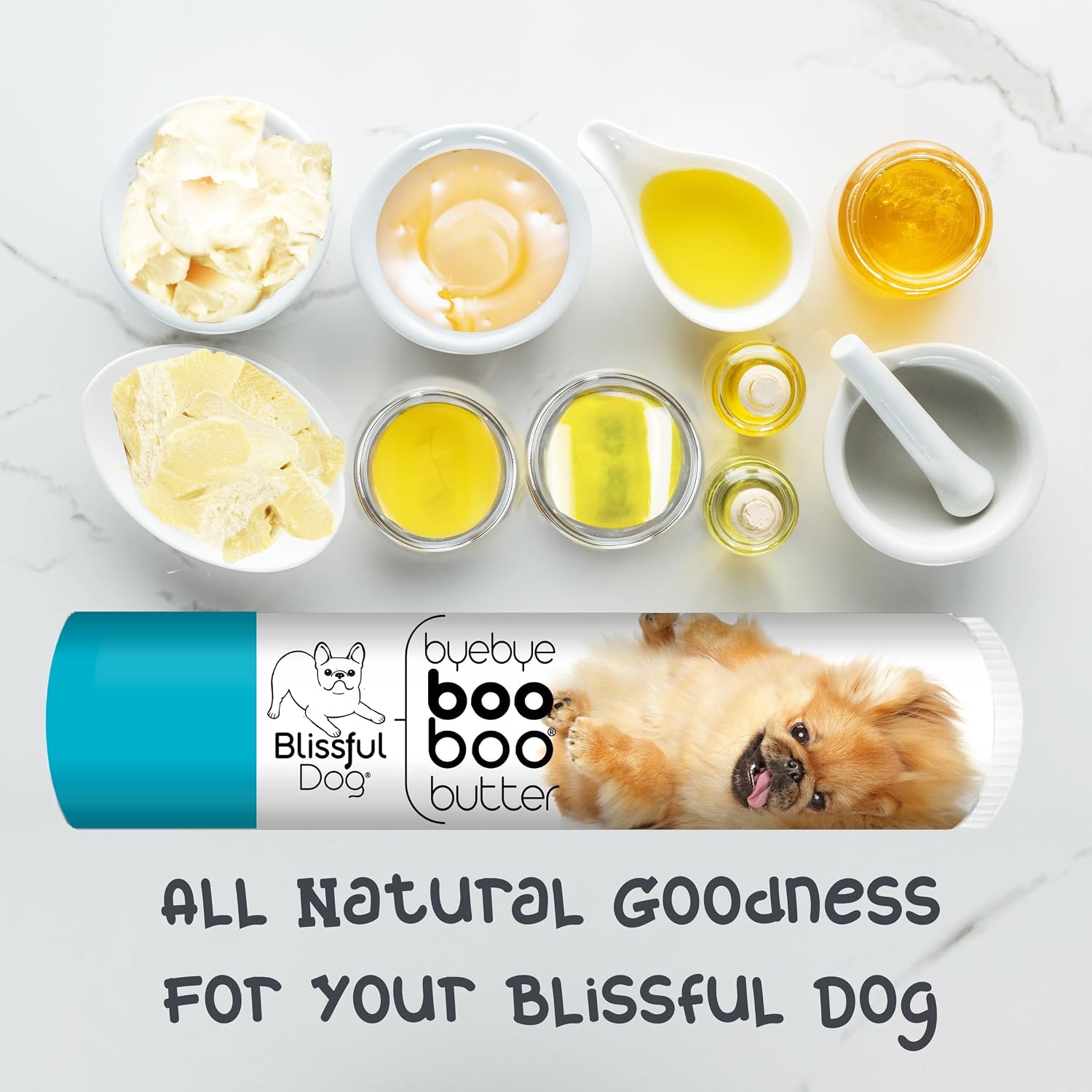 The Blissful Dog Booboo Butter for Pekingese Dogs - 0.15 oz Tube