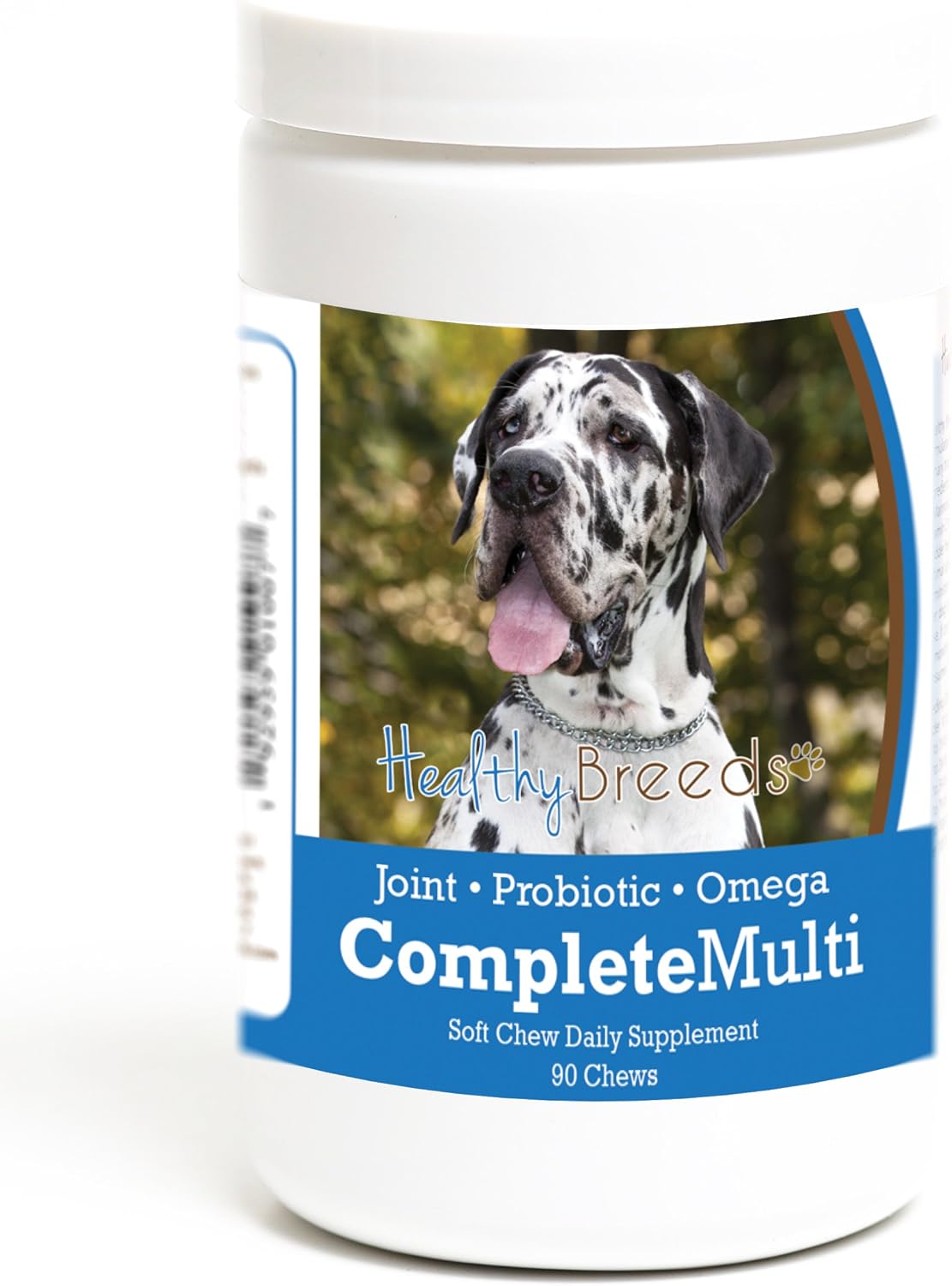 Healthy Breeds Multivitamínico Todo en Uno para Perros Great Dane, Masticables Blandos, 90 unidades