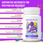 Mama's Select Vitaminas Postnatales – Multivitamínico Postparto, 30 Cápsulas