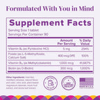 BariMelts Vitamin B12 Plus, 90 Comprimidos de Disolución Rápida (Suministro para 3 Meses)