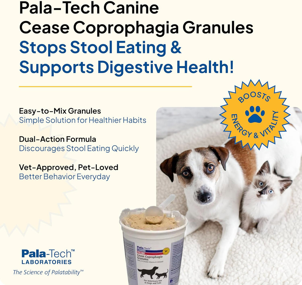 Pala-Tech Cease Coprophagia Granules - Stool Eating Deterrent for Dogs - 450 g