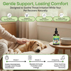 Pet Wellbeing Throat Gold para Perros - Fórmula Líquida 118 ml