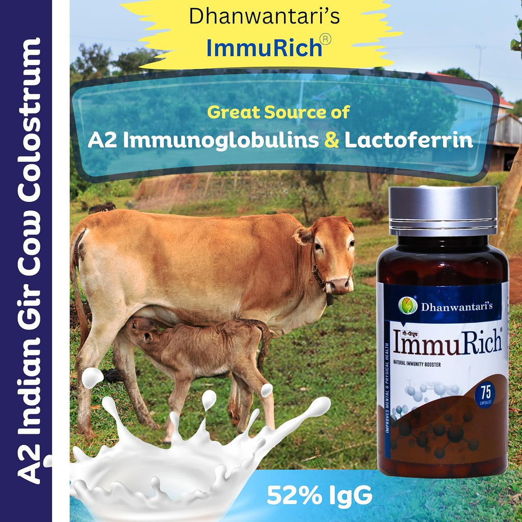 Natural Immunity Booster - 120 Cápsulas - Dhanwantari's