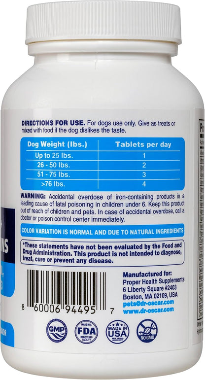 Vitaminas prenatales para perros Dr. Oscar – – Colina e inositol: La colina actúa junto con el folato en el – Image 3