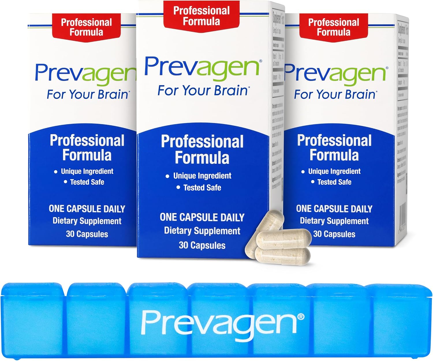 Prevagen Professional Formula - 90 Cápsulas (3 Meses) con Apoaequorina y Vitamina D3