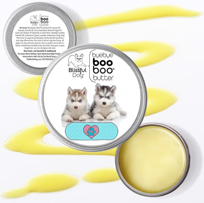 The Blissful Dog 2 oz TIN Husky Booboo Butter – Aceite de oliva: Rico en antioxidantes, ayuda a mantener la piel – Image 2