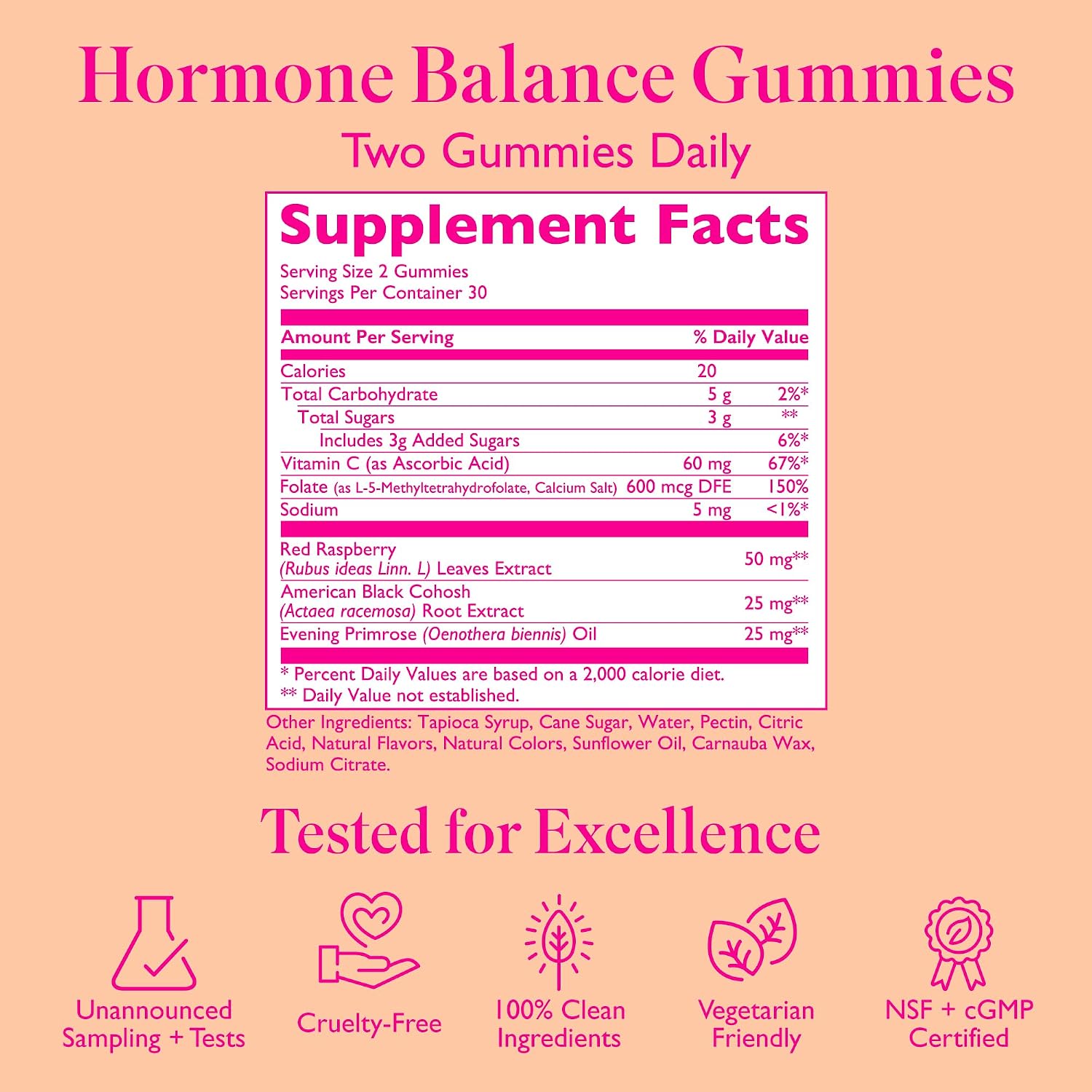 Amy Suzanne Gominolas de Equilibrio Hormonal para Mujeres - 60 gominolas