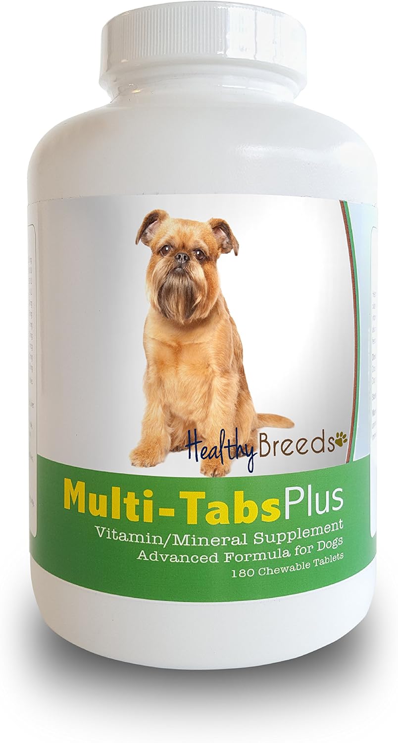 Healthy Breeds Brussels Griffon Multi-Tabs Plus Comprimidos Masticables (180 unidades)