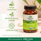 Cápsulas de Moringa Ecológicas - ORGANIC INDIA - 60 Cápsulas
