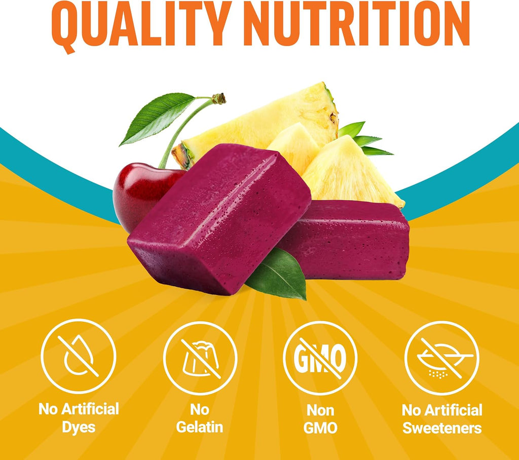 Force Factor Happy Mood - Complemento de Apoyo al Estado de Ánimo, con Magnesio, Azafrán y Zembrin®, Sabor Fruta Tropical, 30 Gominolas Suaves