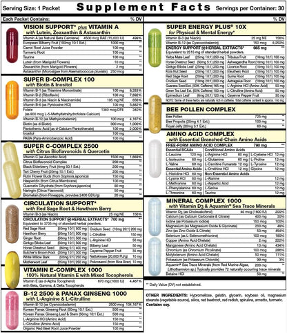 Super Start Pack Multivitamínico Diario - – Panax Ginseng: Raíz utilizada tradicionalmente para apoyar la energía – Image 2