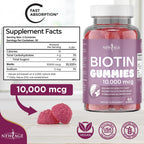 NEW AGE Gominolas de Biotina 10000 mcg - 120 unidades