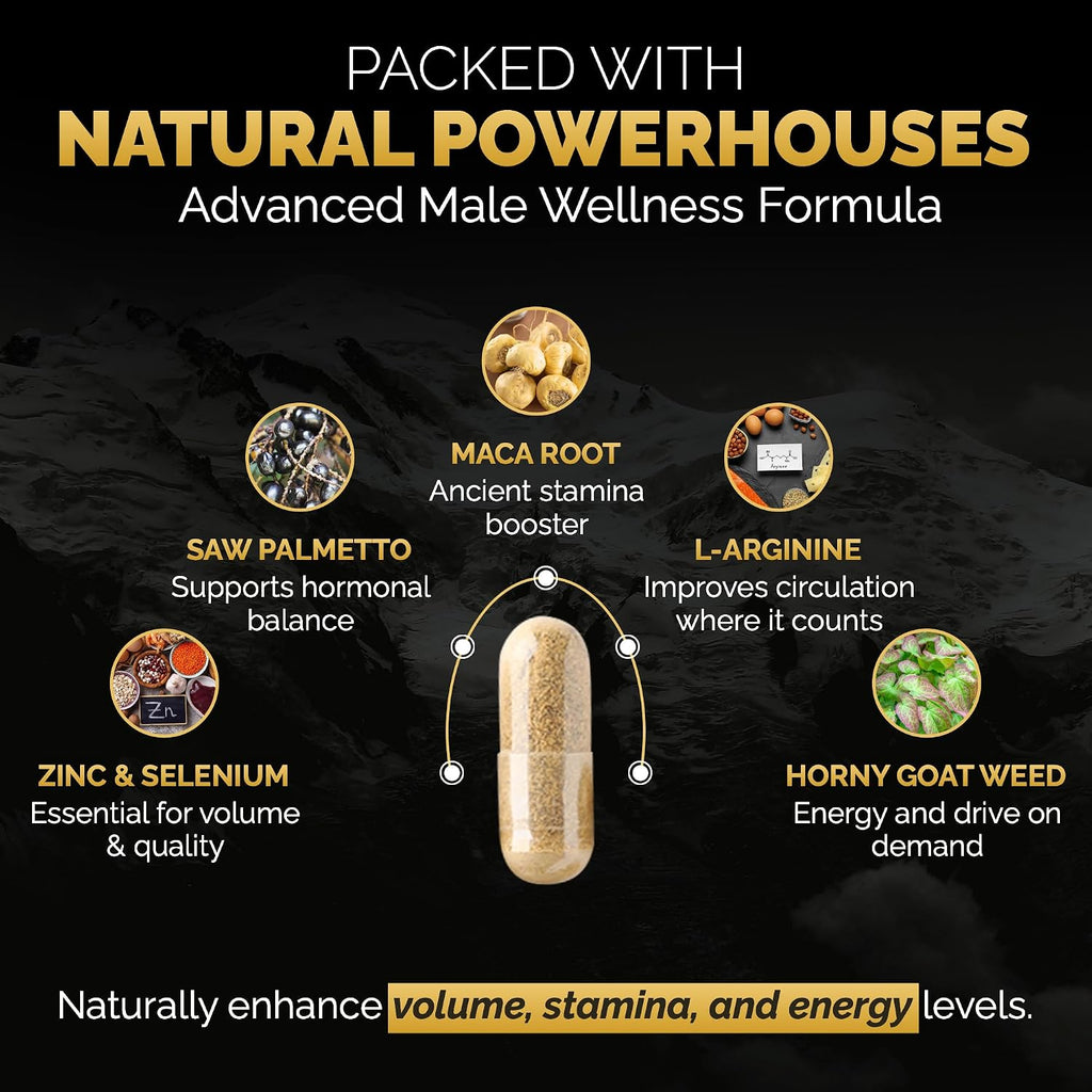 Semapro Extreme Volumizador de Semen y Energía Masculina - 60 Cápsulas