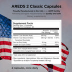 Viteyes AREDS 2 Cápsulas y Multivitamínico Acompañante, Dosis Única Diaria, Vitaminas para los Ojos, 3 Meses de Suministro