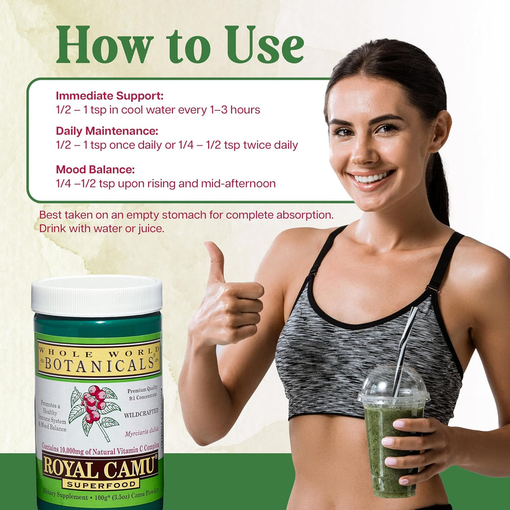 Royal Camu Camu en Polvo – Fuente Natural de Vitamina C – 100g