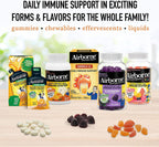 Airborne Vitamina C 1000 mg + Zinc – Comprimidos masticables sabor Frutos Rojos y Cítricos – 116 comprimidos