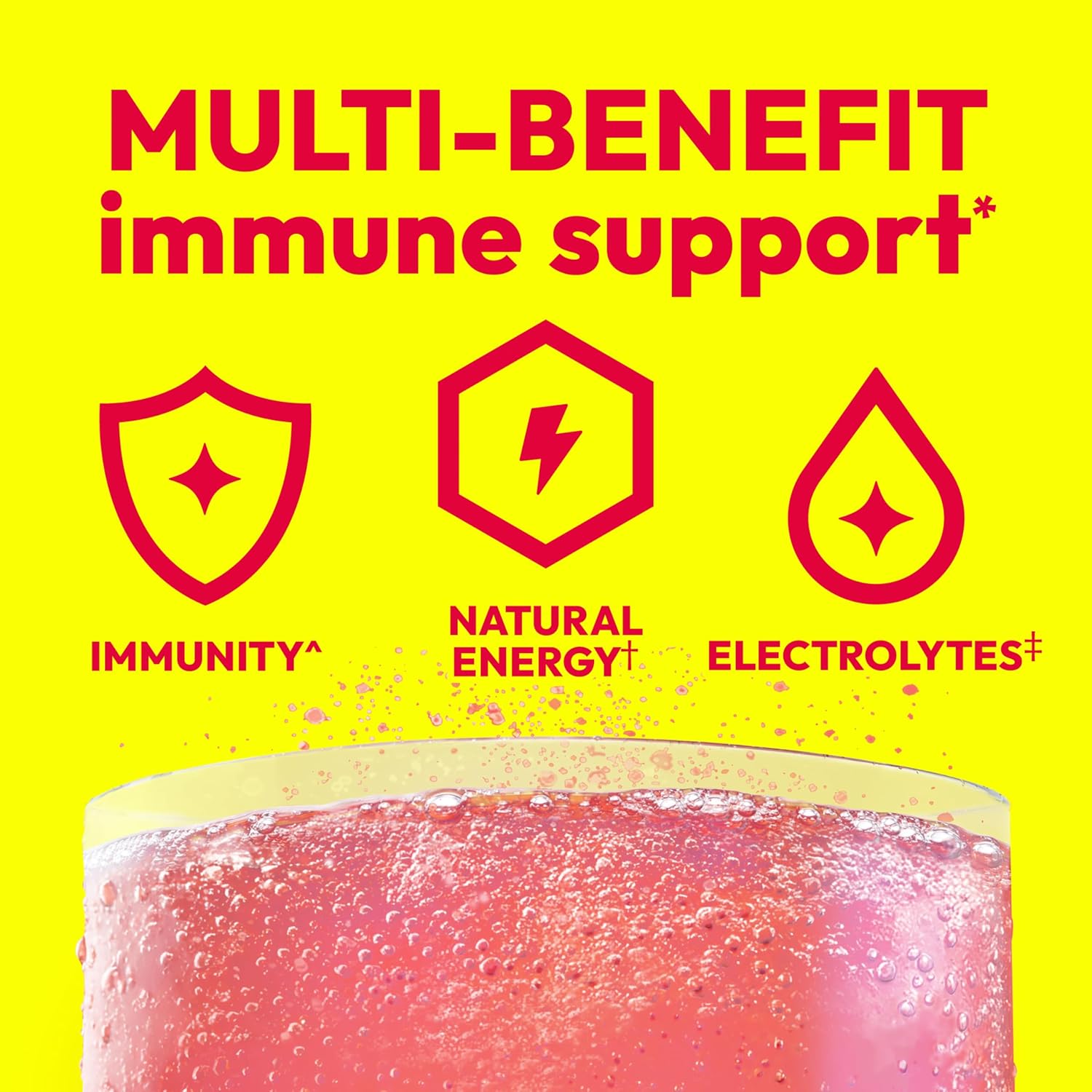 Emergen-C 1000 mg Vitamina C en Polvo Sabor Fresa Kiwi - 30 Sobres
