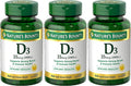 Nature's Bounty Vitamina D3 1000 IU | 350 Cápsulas Blandas