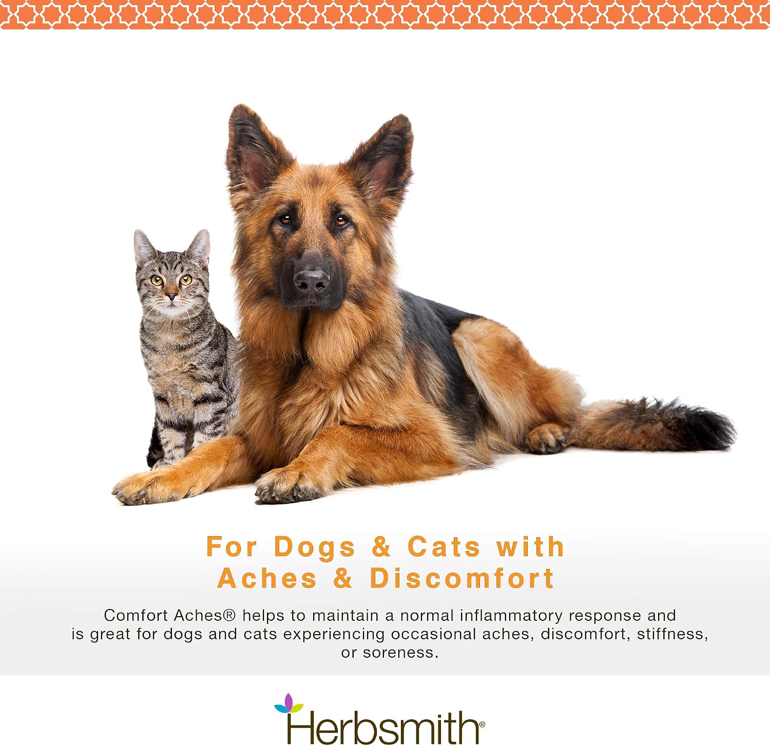 Herbsmith Comfort Aches – Alivio Herbal para Perros y Gatos – 150g en Polvo