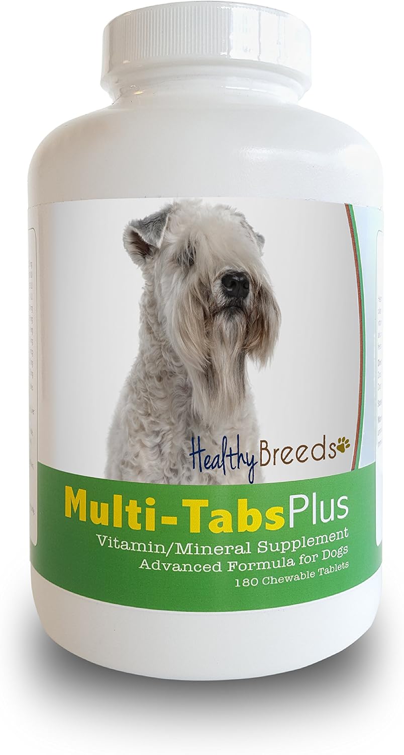 Healthy Breeds Soft Coated Wheaten Terrier Multi-Tabs Plus Comprimidos Masticables, 180 unidades