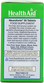 Health Aid NeuroForte Complejo B con Aminoácidos - 30 Comprimidos