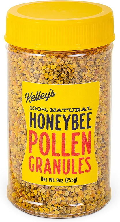 Polen de Abeja de Kelley's, 255 g – Gránulos – Vitaminas del grupo B: esenciales para el metabolismo energético y – Image 1
