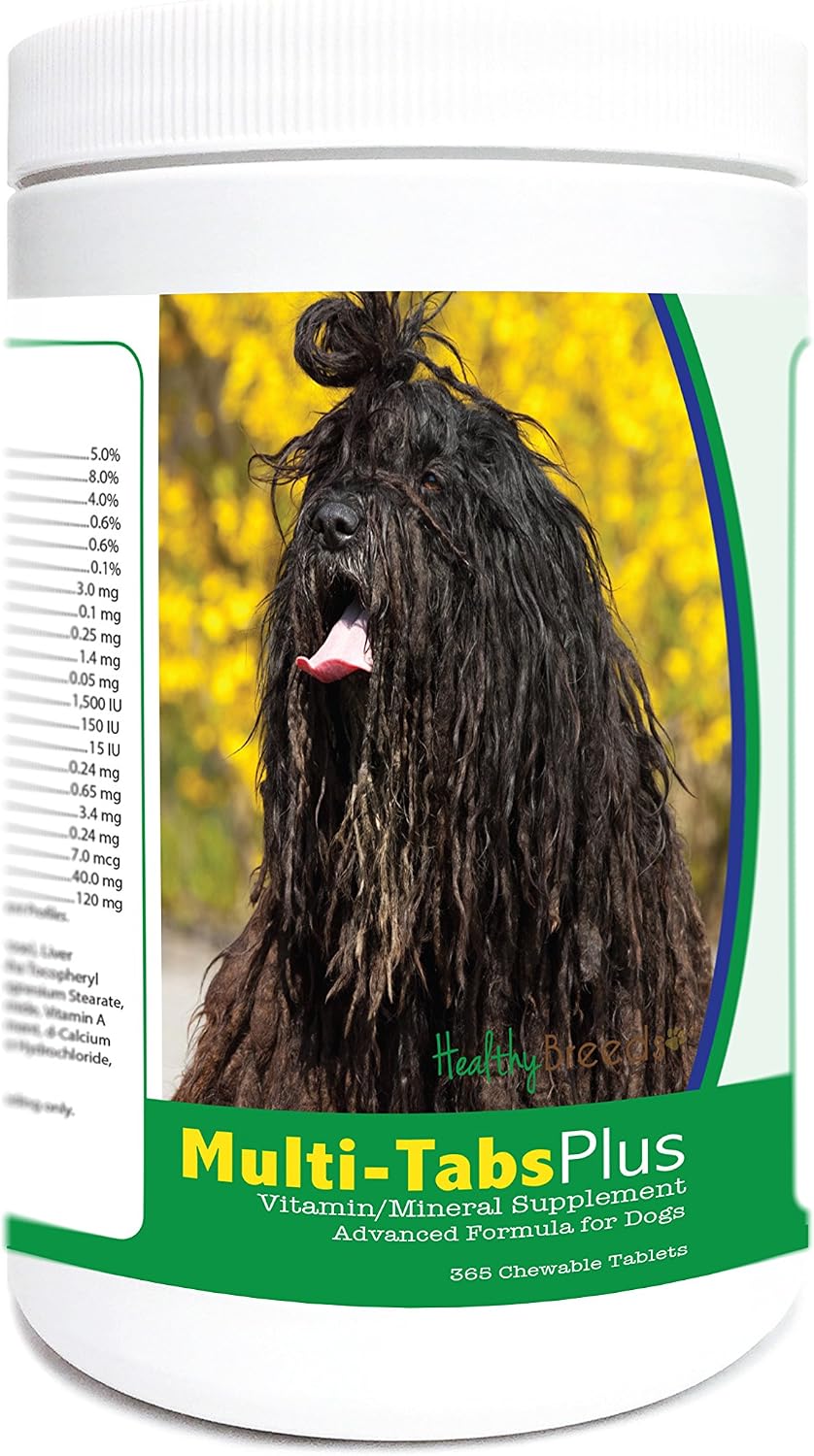 Healthy Breeds Bergamasco Multi-Tabs Plus Comprimidos Masticables 365 Unidades