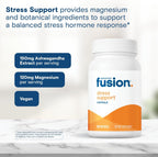 Bariatric Fusion Stress Support* | Suplemento Vegano con Magnesio y Ashwagandha | Complemento Diario para Mujeres y Hombres | Sin Gluten, Lácteos ni Soja | No-GMO | 60 Cápsulas