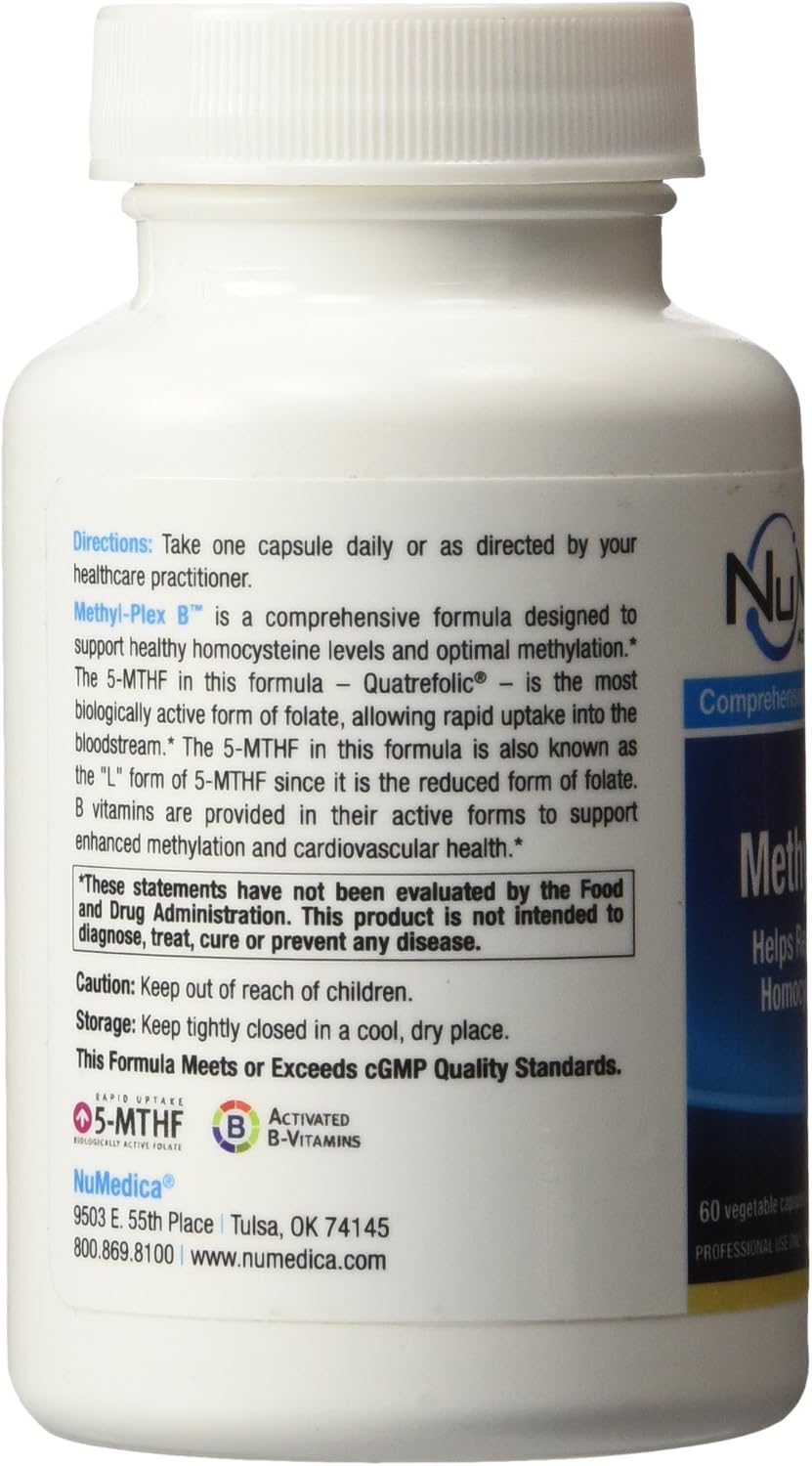 NuMedica Methyl-Plex B 60 Cápsulas Vegetales