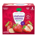 Vitafusion Smoothie +Proteína con Vitaminas C, D y B12 - Sabor Fresa y Plátano, 6 unidades (99g cada una)