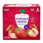 Vitafusion Smoothie +Proteína con Vitaminas C, D y B12 - Sabor Fresa y Plátano, 6 unidades (99g cada una)