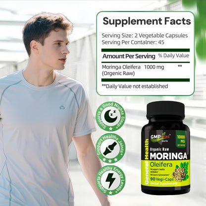 Cápsulas de Moringa Orgánica 1000mg - Suplemento Puro de Hoja de Moringa – Image 5
