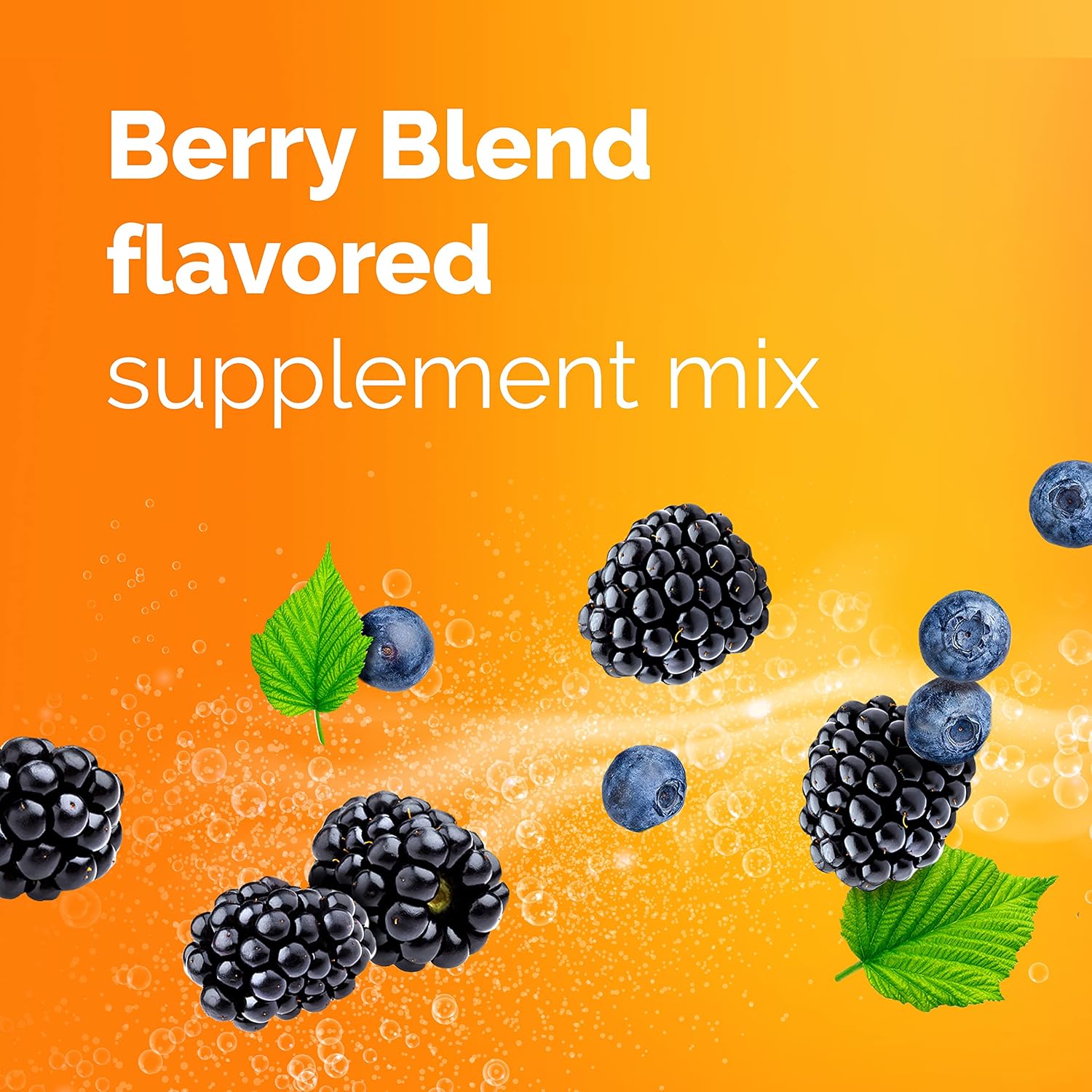 Emergen-C Vitamina C y Ashwagandha Mezcla para Bebida, Sabor Frutos del Bosque - 18 Sobres