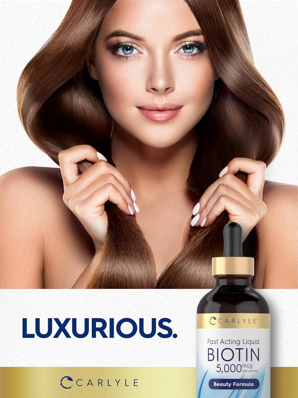 Carlyle Biotin 5000mcg Gotas Líquidas Sabor Berry - 118 ml