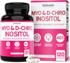 Myo-Inositol & D-Chiro Inositol 40:1 para Mujer - 120 Cápsulas, 2050 mg por Dosis