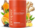 Proper The Oranges - Polvo Superalimento con Vitamina C, Zinc y Probióticos para Apoyo Inmunitario y Salud Digestiva, Sabor Naranja Mandarina