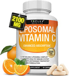 Vitamina C Liposomal 2100 mg - Alta Absorción - Fórmula Vegana - Toplux