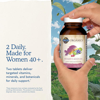 Garden Of Life Multivitamínico Orgánico para Mujeres 40+, 120 Comprimidos – Image 7