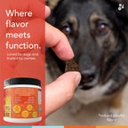 Masticables Multivitamínicos para Perros (90 uds), Glucosamina para Articulaciones, Omega-3 y Vitaminas para Piel, Hígado y Corazón - Spectrin de Nusentia