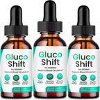 Gluco Shift Drops – Complemento Líquido de Bienestar, Fórmula Natural, Pack de 3