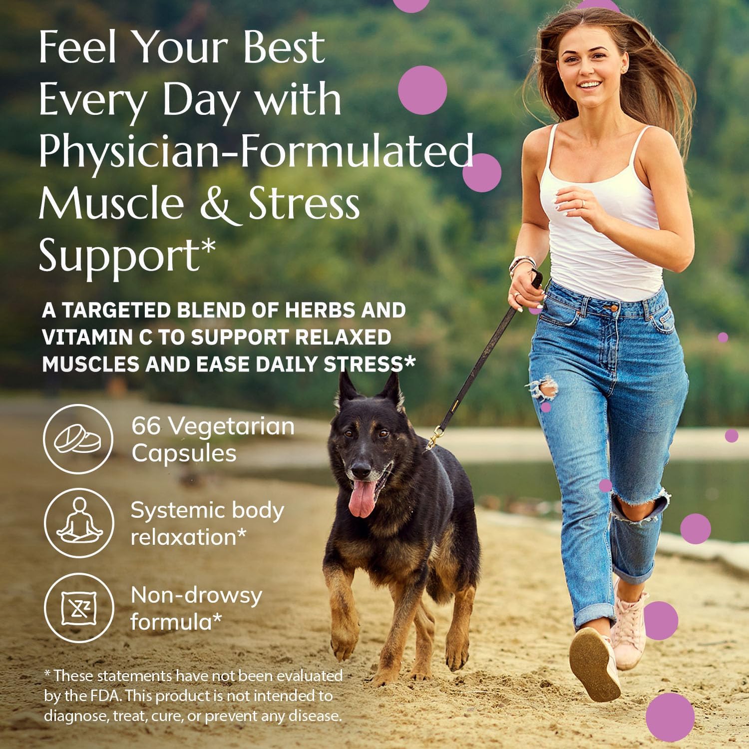 Neurobiologix Daily Tension Release - Suplemento Herbal con Valeriana y Vitamina C, 120 Cápsulas