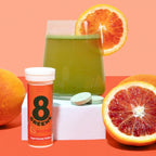8Greens Supergreens Comprimidos Efervescentes, Naranja Sangre, 30 Dosis