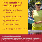 Nature Made Zero Sugar Multivitamin Gummies - Multivitamínico sin azúcar para hombres y mujeres - 90 gomitas (45 días)