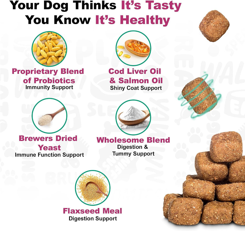 Doggie Dailies Probióticos para Perros - Masticables de Pato (225 unidades)